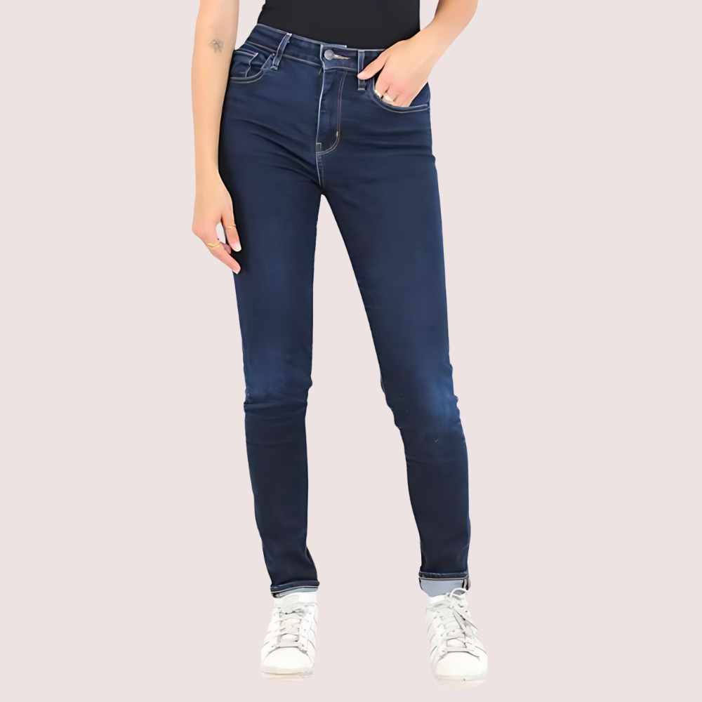 Elegant Women's Skinny Fit Slim Denim Pants Snazzyway